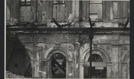 Stary dworzec osobowy. Fragment. 9 lipca 1945 r.